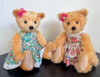 Betsy Bespoke with Rich Golden Bespoke Mohair Teddy, Canterbury Bears, England