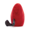 Side View Jellycat Amuseable Red Heart 17cm EAN 150100