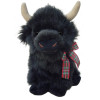 Black Highland Cow, Calf Archie Faithful Friends 25cm - 115495
