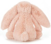 Jellycat Bashful Blush Bunny Little, 20cm - 140347, back view