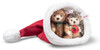 Steiff Teddy Bear and Hedgehog in a Santa Hat 14cm 005770