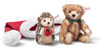 Steiff Teddy Bear and Hedgehog in a Santa Hat 14cm 005770