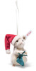 Santa Christmas Mouse Ornament 8cm Steiff 005800