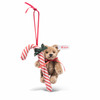 Teddy Bear with Candy Cane Christmas Ornament 8cm Steiff 005817