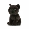 Playing Black Cat Kitten Plush Toy 16cm Living Nature - 308955