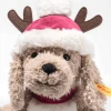 Face Detail Rudy Dog Christmas Soft Toy 27cm Steiff 067686