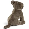 Back View Staffordshire Bull Terrier Dog,  Blue Grey Plush Toy, Carl Dick Germany, 25cm -  038371