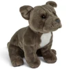 Staffordshire Bull Terrier Dog,  Blue Grey Plush Toy, Carl Dick Germany, 25cm -  038371