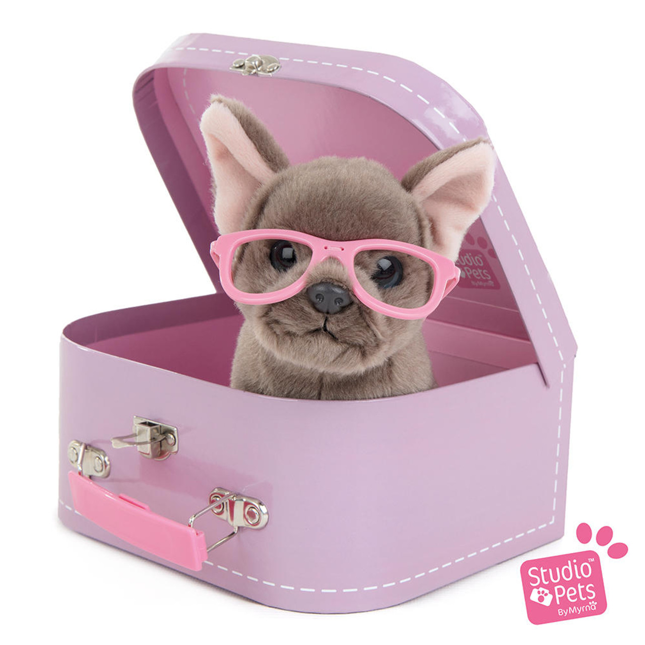 Petite French Bulldog Plush Toy Shady Studio Pets 16cm