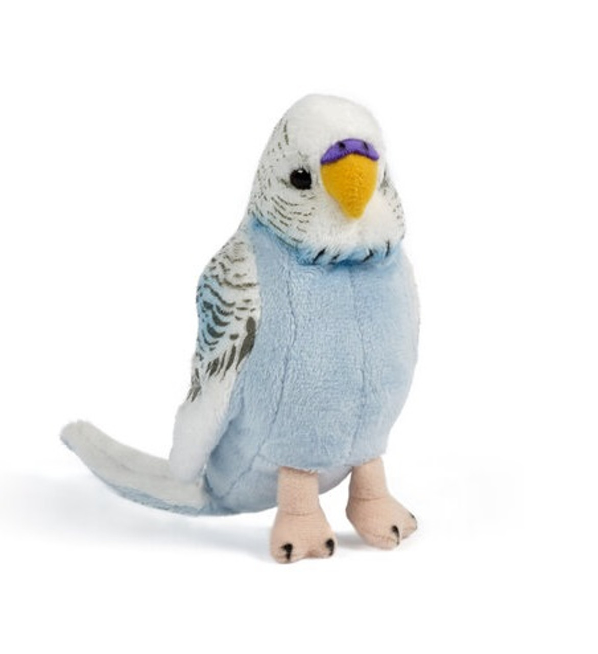 Blue Budgerigar Bird Plush Toy, Living Nature