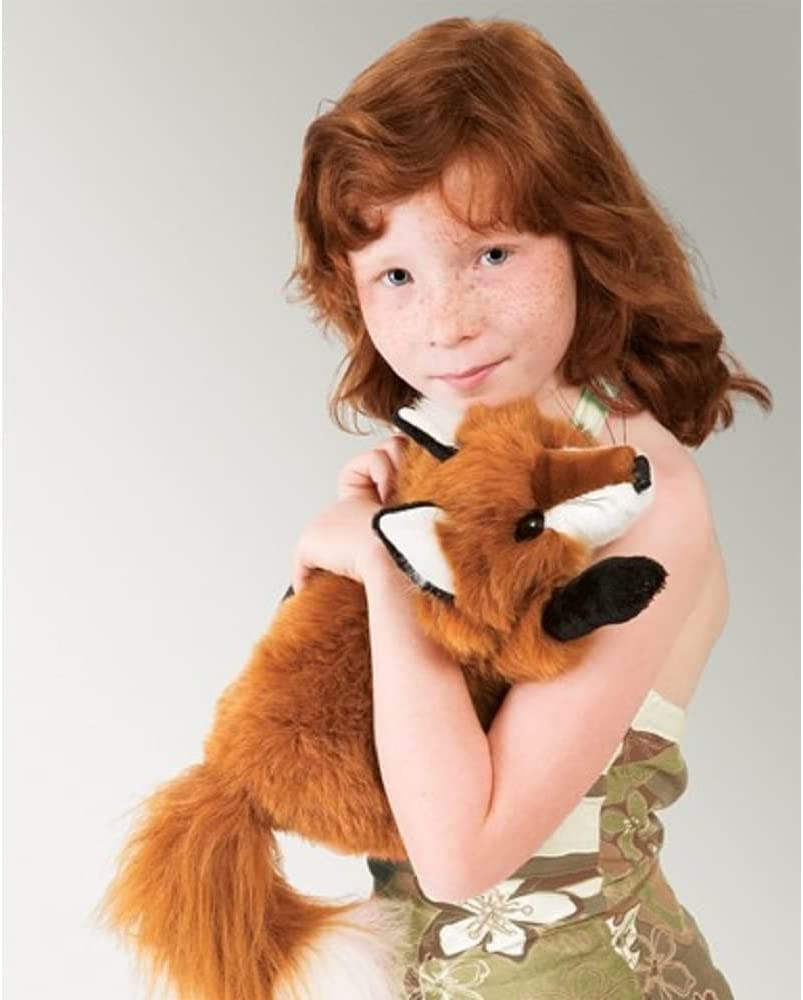 Girl with Red Fox Puppet Folkmanis EAN 025760