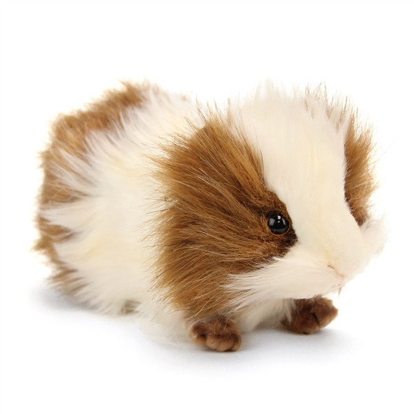 Guinea Pig Stuffed Animal Brown and White Hansa Creations