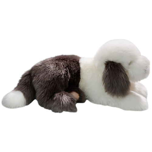 Side View Old English Sheepdog Plush Toy Carl Dick Germany, 45cm - 034359