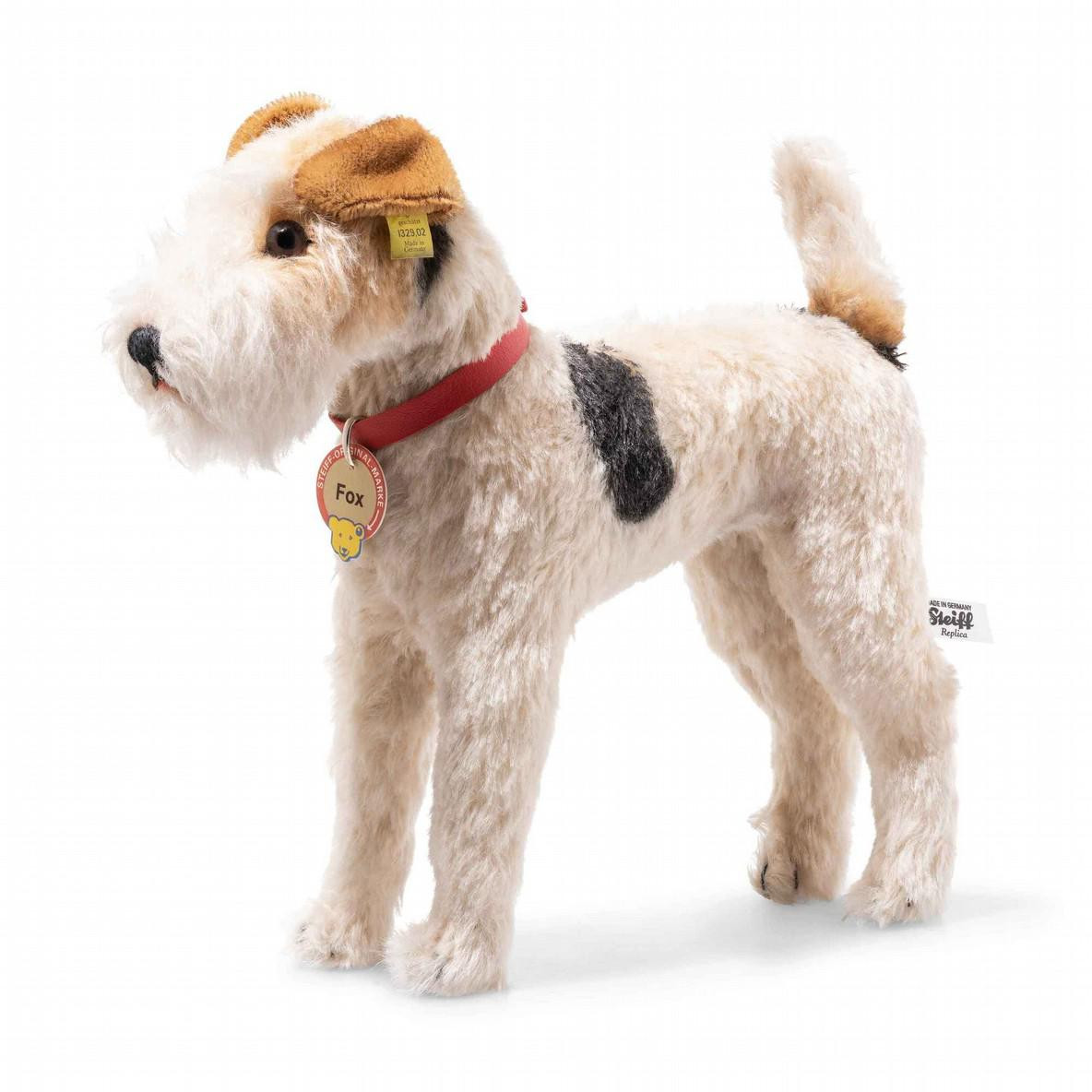 Toy Shoppe Steiff Dog Steiff Fox Terrier Vintage Vintage STEIFF Original  Stuffed Animal With Original Tags