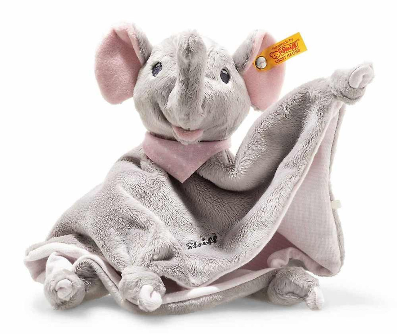 Baby Steiff Comforter Trampili Elephant Pink 28cm  EAN 241680