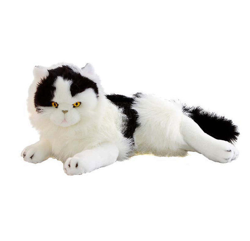 Black and White Cat Lying, Woodrow, 38cm Bocchetta - 007590