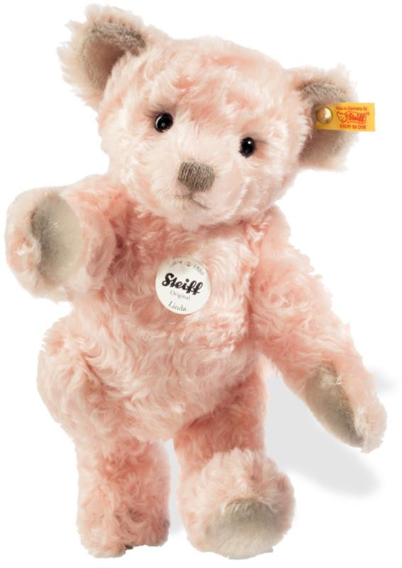 Steiff シュタイフ リンダ テディベア パールピンク 30cm 中古品 Steiff LInda Teddy Bear Pale Pink, Growler 30cm 000311