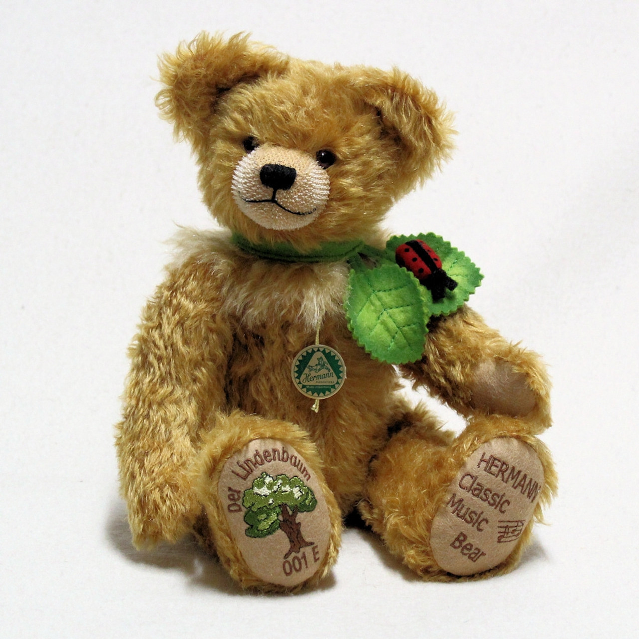 The Linden Tree Musical Teddy Bear by Hermann-Coburg 35cm