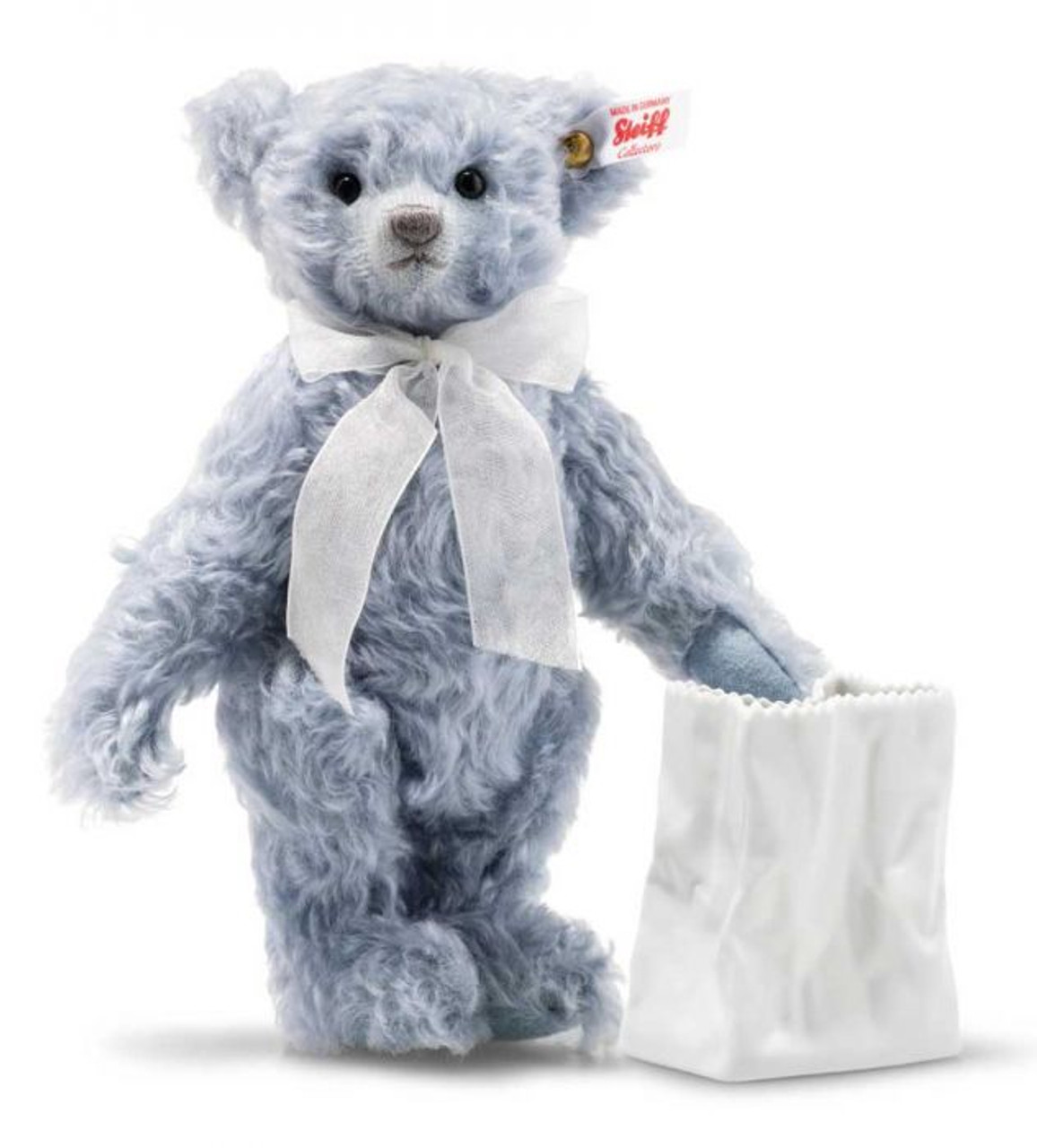 Lily Teddy Bear with Vase Mohair Limited Edition EAN 006777