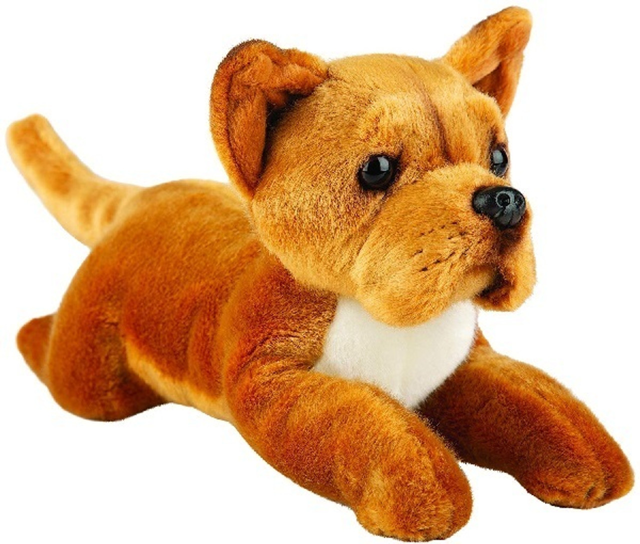 red pitbull stuffed animal