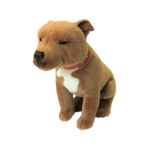 Staffordshire Bull Terrier Staffy Dog Stuffed Animal Lester, Bocchetta - 500478