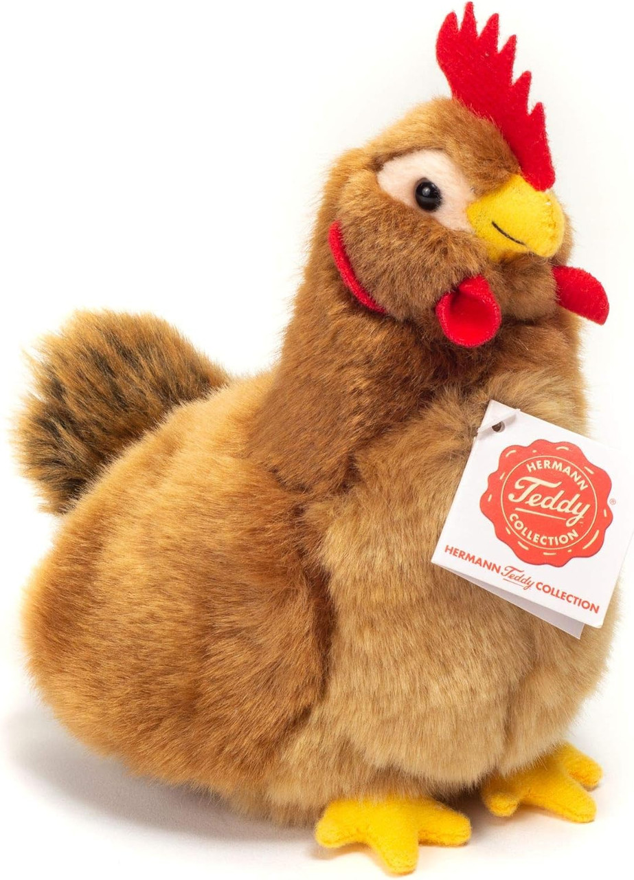 Brown Hen Soft Plush Toy Teddy Hermann 16cm 941453