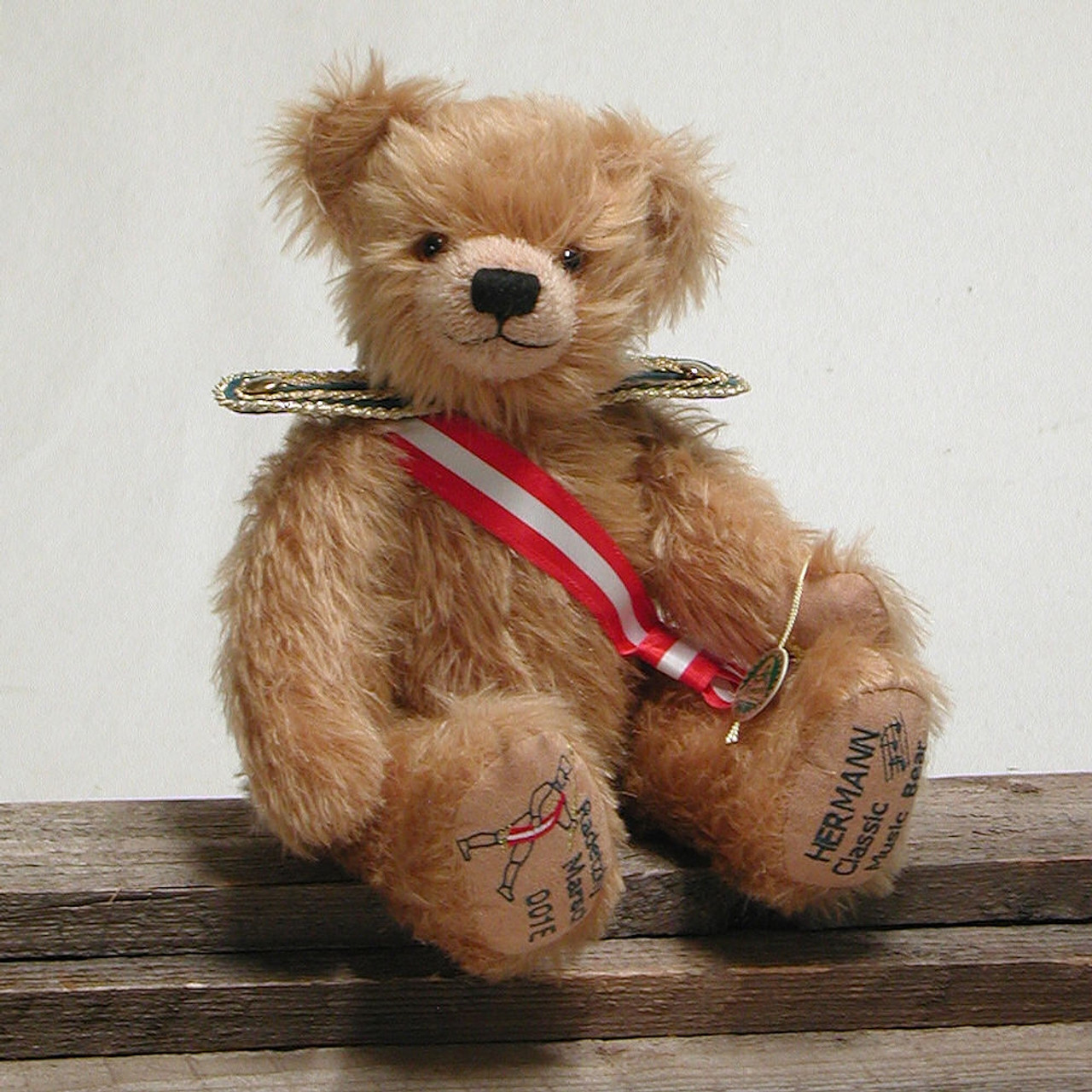 Radetzky March Musical Teddy Bear by Hermann-Coburg 35cm