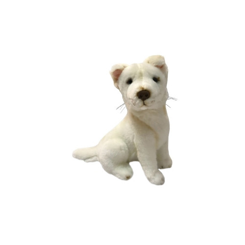 Dingo Dog Plush Toy, White, Sandy, Bocchetta