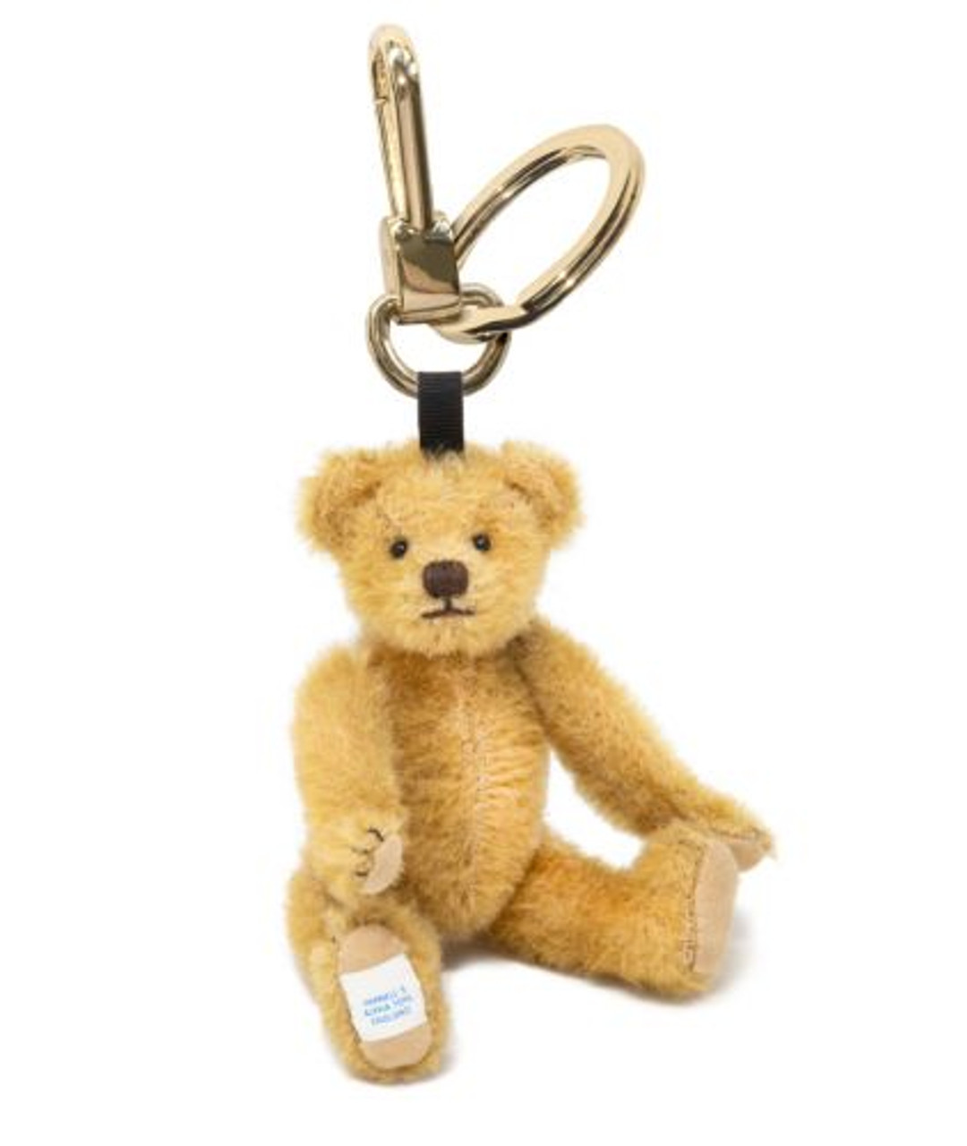 Edward Bear Key Charm, AA Milne Christopher Robin's Teddy Bear, Merrythought UK