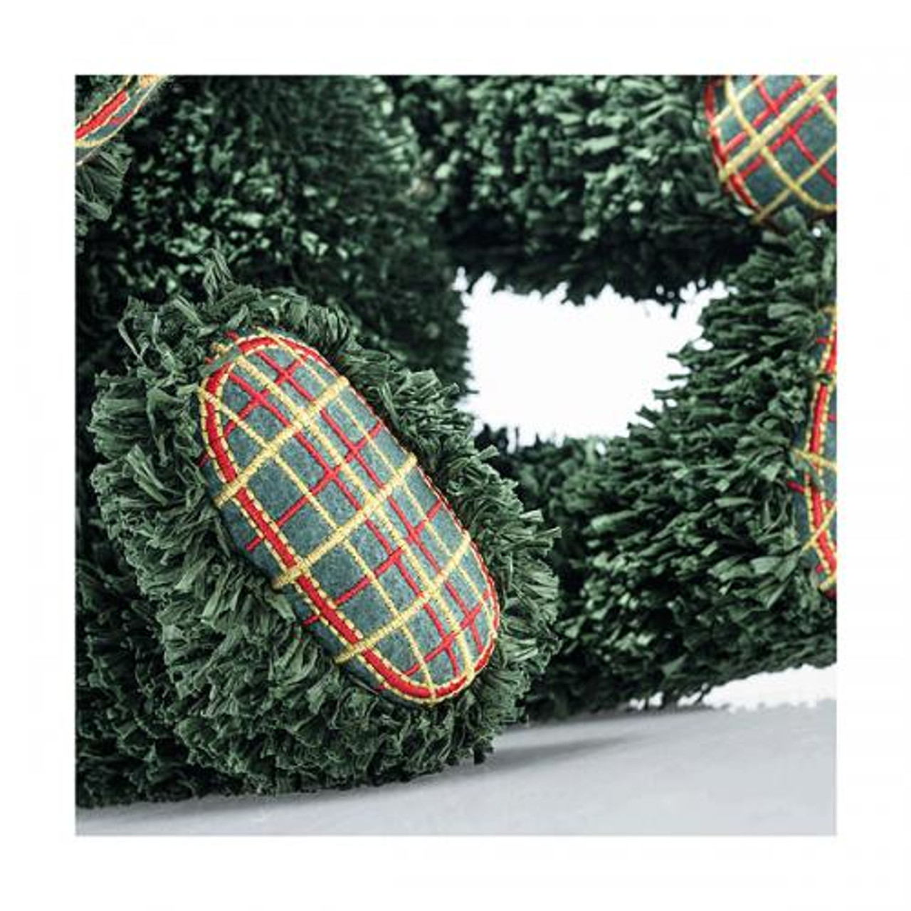 Green Christmas Teddy Bear Steiff, 006036 Foot pads