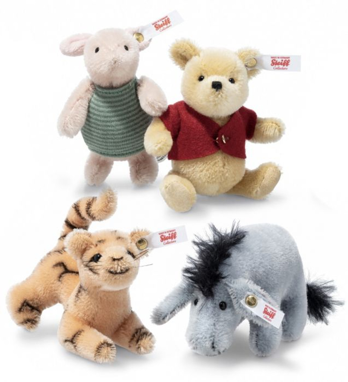 Steiff Winnie the Pooh Miniature Set プー Vintage STEIFF Winnie the Pooh Miniature Set Limited Edition
