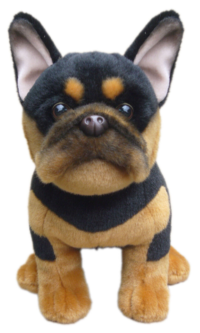 French Bulldog Black and Tan, Faithful Friends 30cm