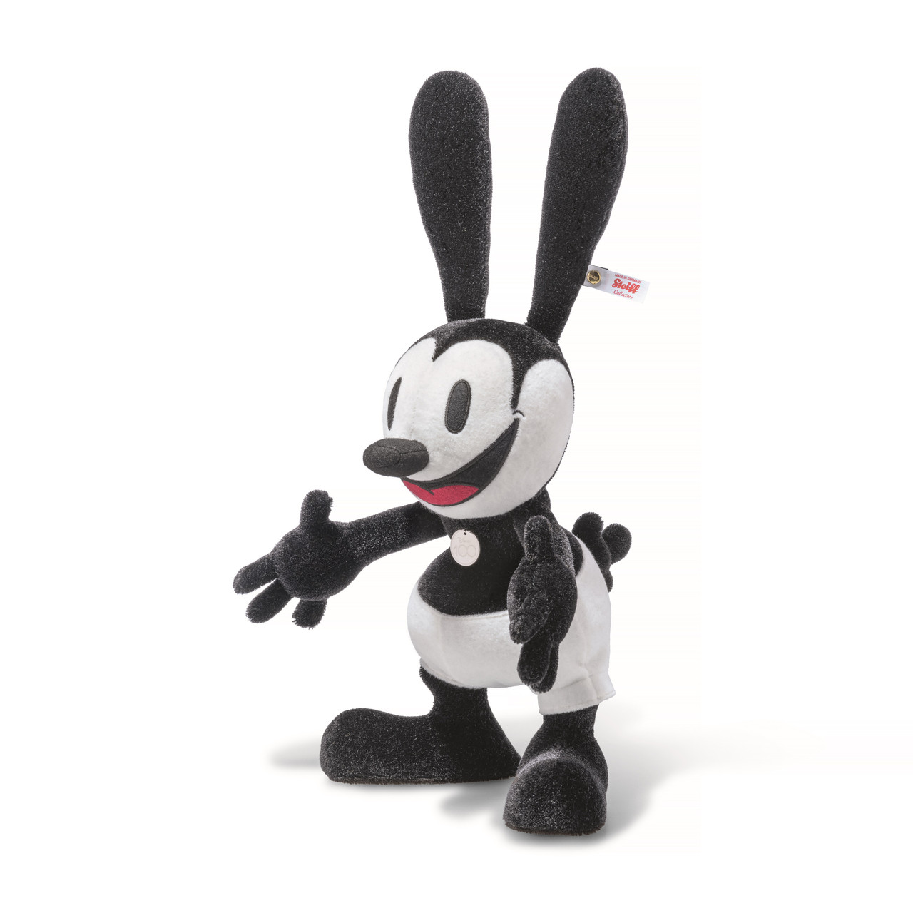 Disney Oswald the Lucky Rabbit D100 platinum Steiff EAN 355929 Side View