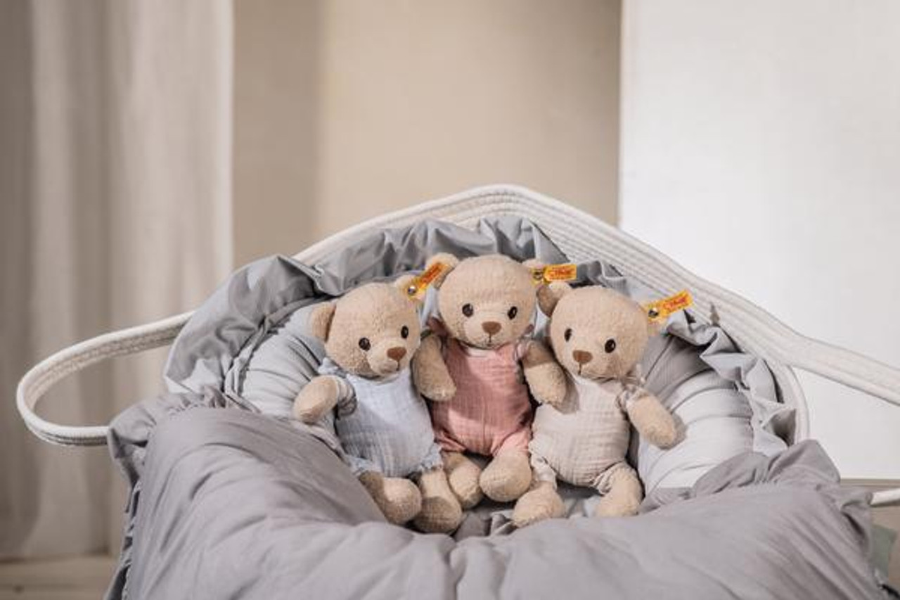 The Three new GOTS Baby Safe Bears including Teddy Bear Nele, GOTS, Steiff 26cm EAN 242663