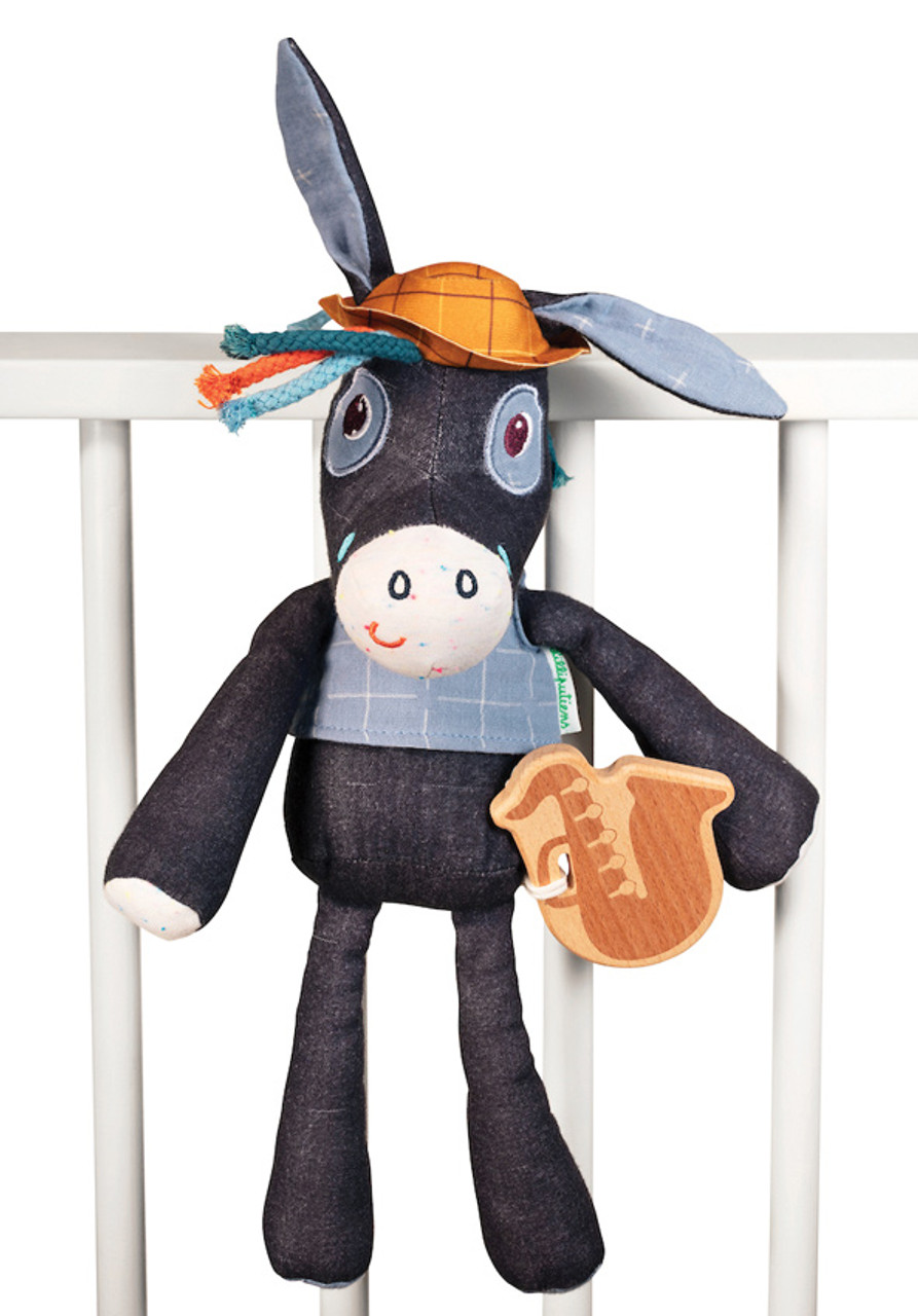 Hanging on the Cot Ignace Musical Cuddle Donkey, Lilliputiens EAN 832280