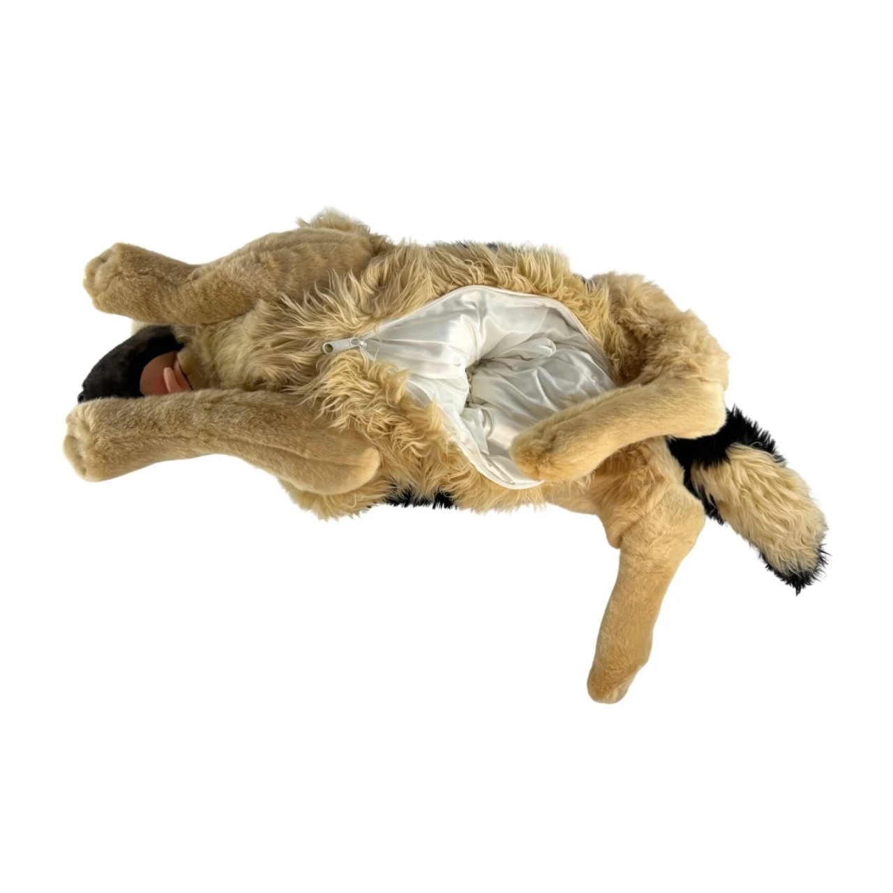 German Shepherd Black Faced Plush Dog Toy, with Pocket, Ranger Huge 62cm -119859