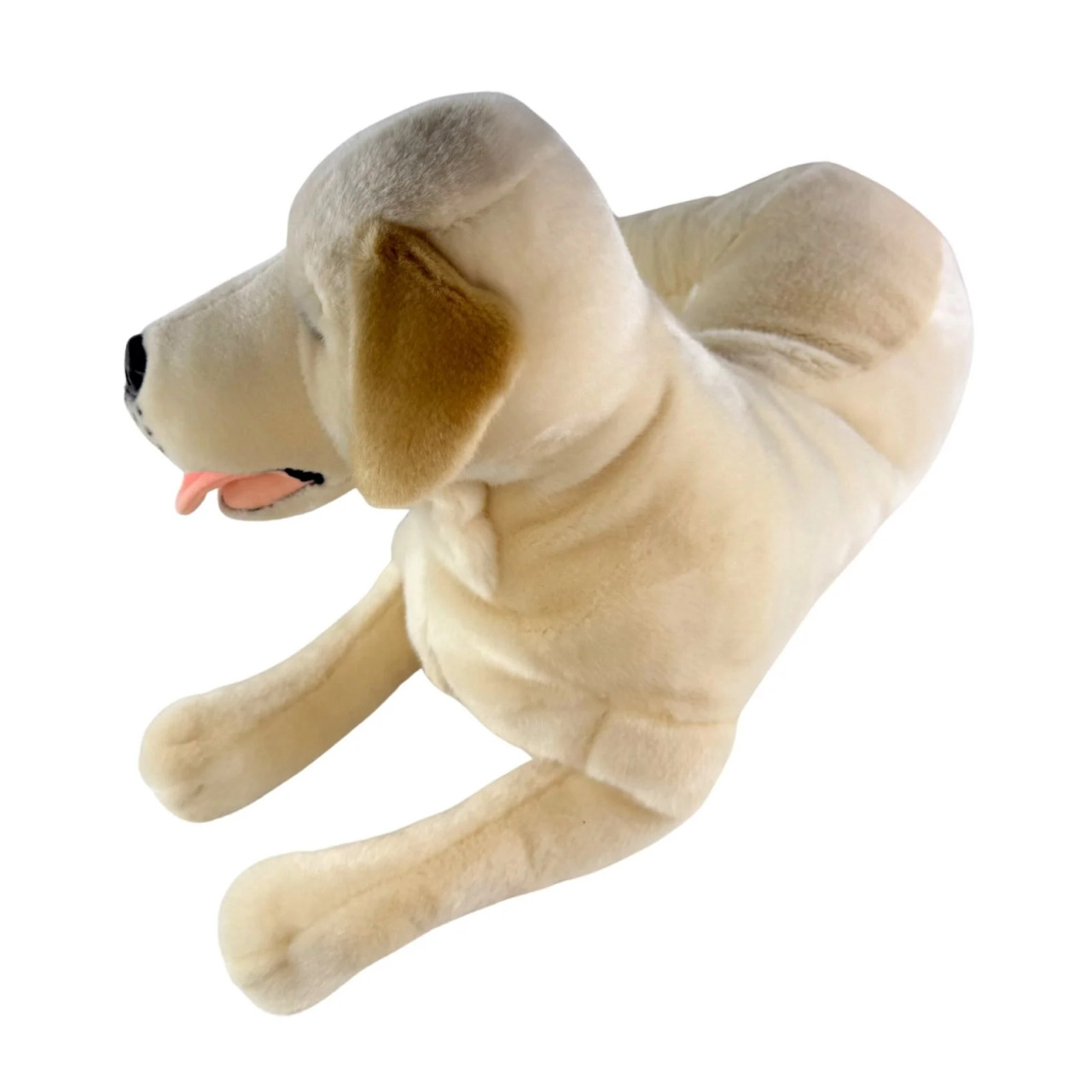 Cream Labrador Dog Plush Toy, with Pocket, Bella Huge 62cm -119200