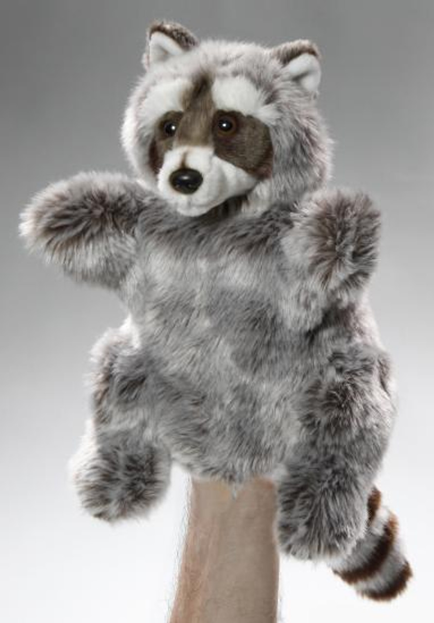 Raccoon Hand Puppet, Carl Dick Germany EAN 034397