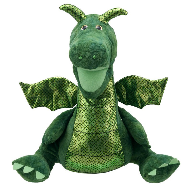 Enchanted Green Dragon Hand Puppet, The Puppet Company