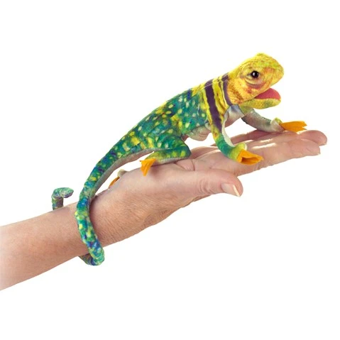 Mini Collared Lizard Finger Puppet Folkmanis EAN 027986