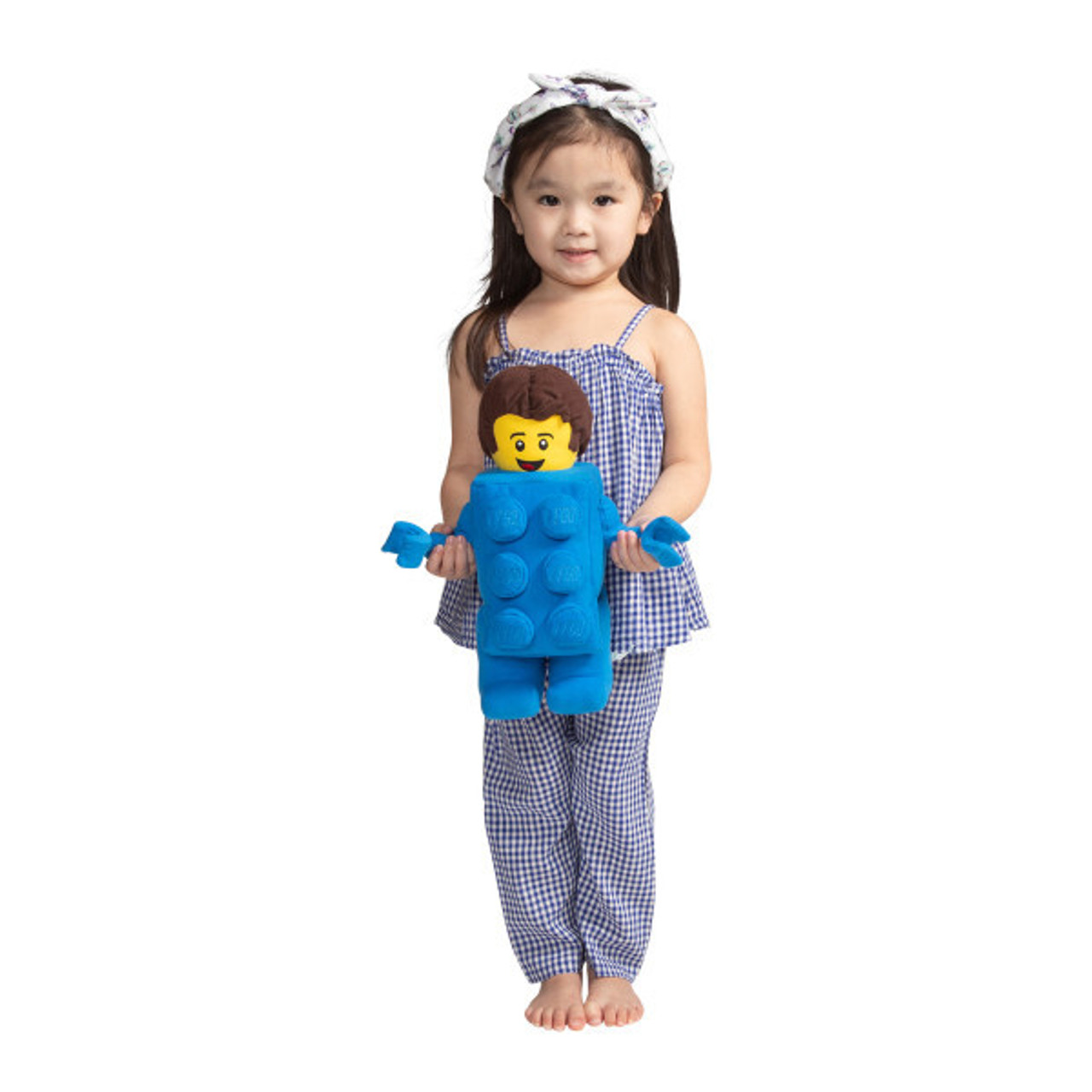 Girl with Lego Brick Suit Boy Plush, 33cm  EAN 513338