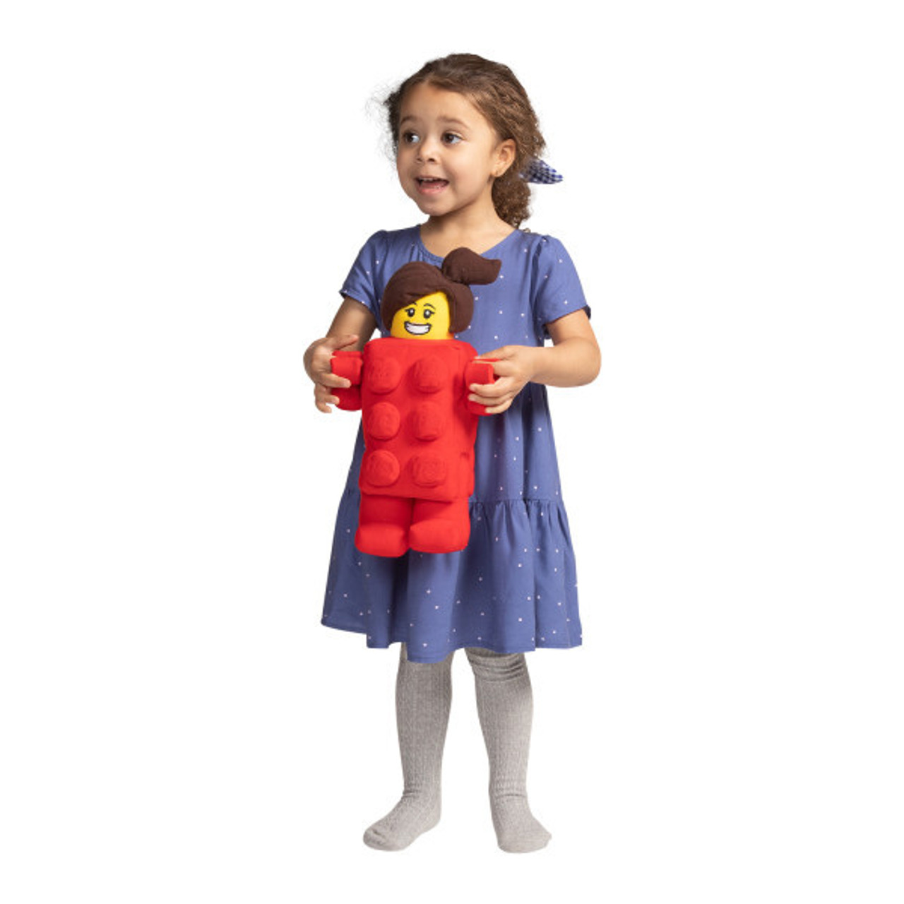 Girl with Lego Brick Suit Girl Plush, 33cm EAN 513390
