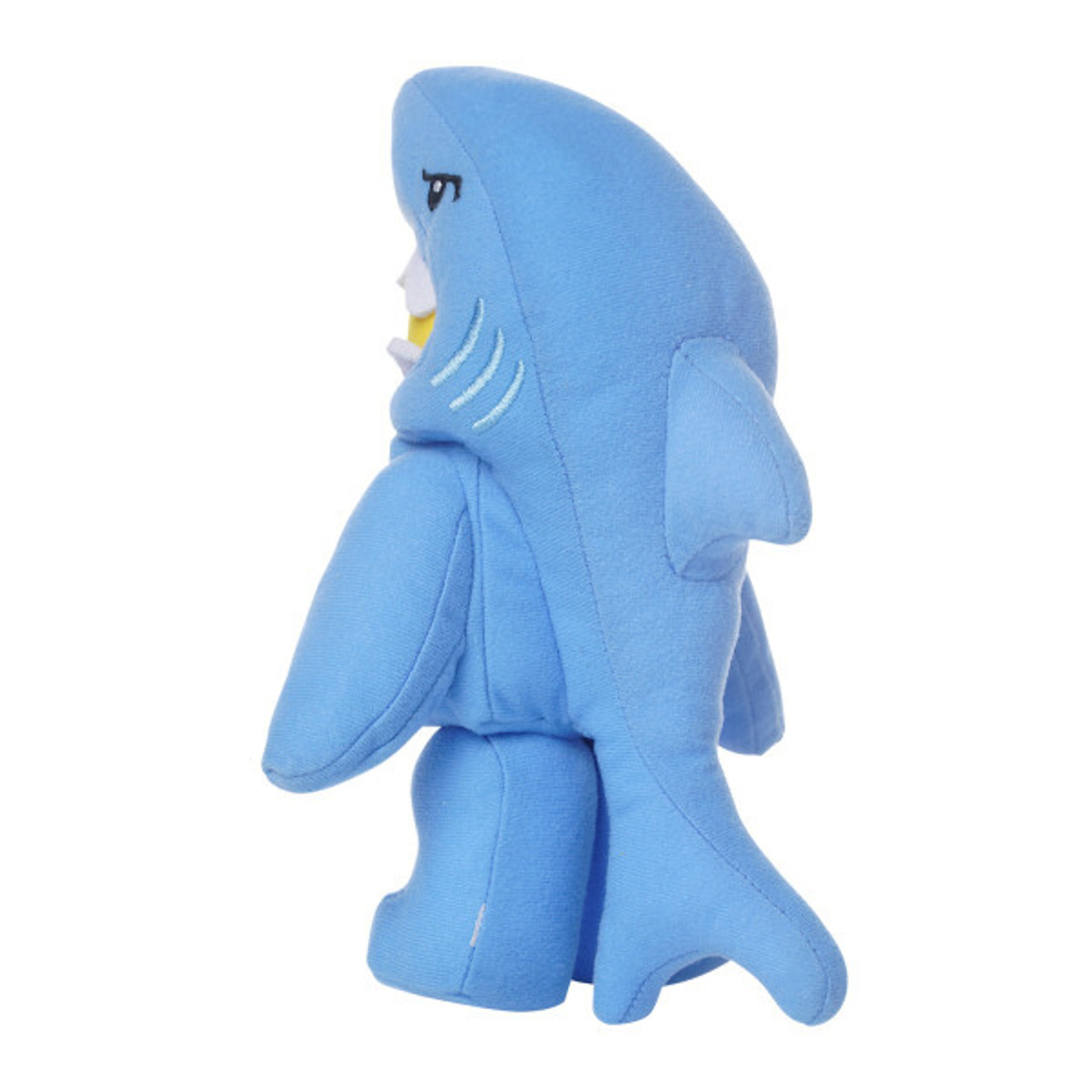 Side Back View Small Lego Shark Guy Plush, 22cm EAN 513376