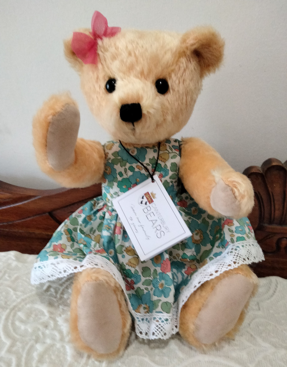 Bespoke Betsy, Mohair Teddy, 30cm Canterbury Bears, England