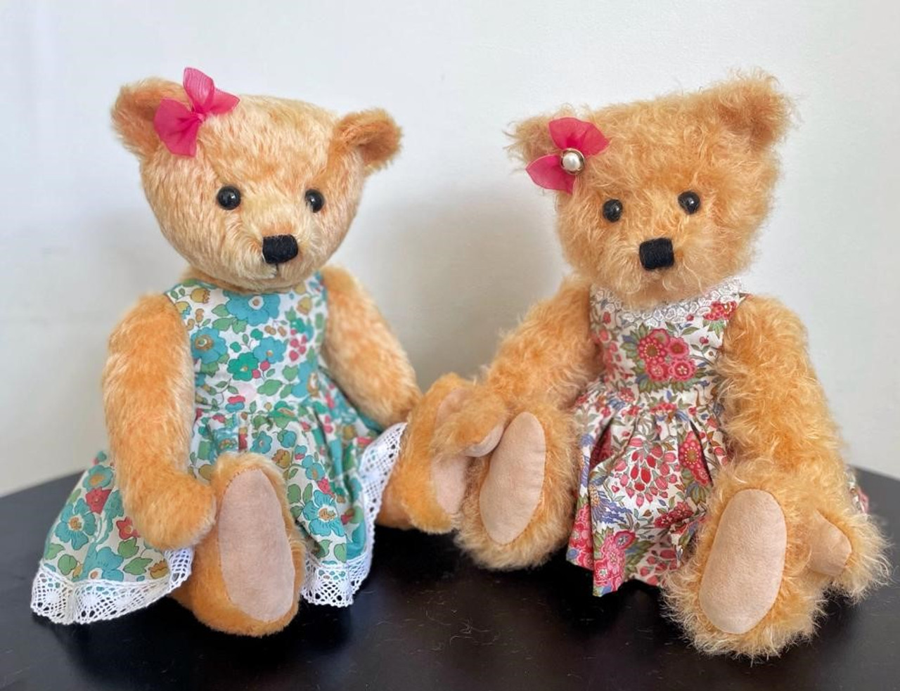 Apricot with Betsy-1 Bespoke Mohair Teddy, Canterbury Bears, England