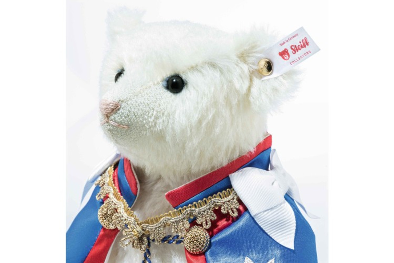 Side View Steiff Catherine Princess of Wales Teddy Bear, 35cm, EAN 691645