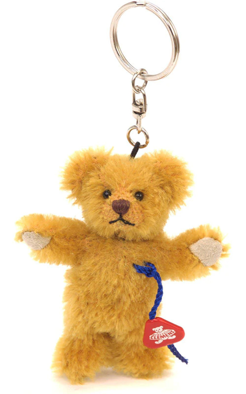 Keyring Teddy Bear Gold  7.5 cm Clemens Germany EAN 072160