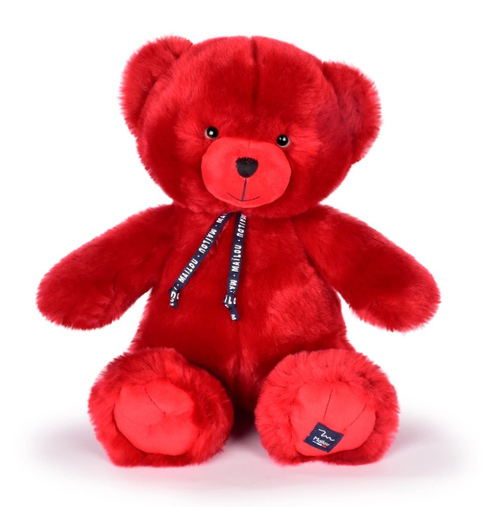 The Mailou Bear Rouge (Red) 35cm Mailou Tradition France -501945