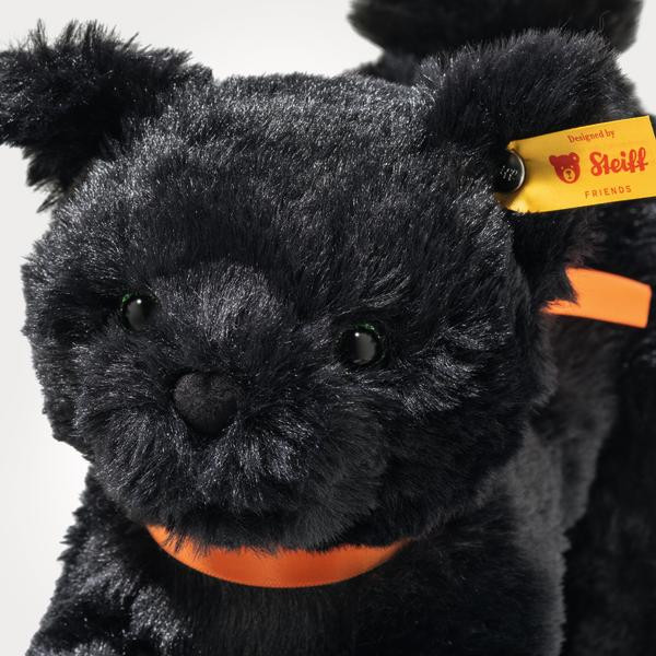 Face Closeup Spooky Cat Soft Toy, Steiff 22cm EAN 099298