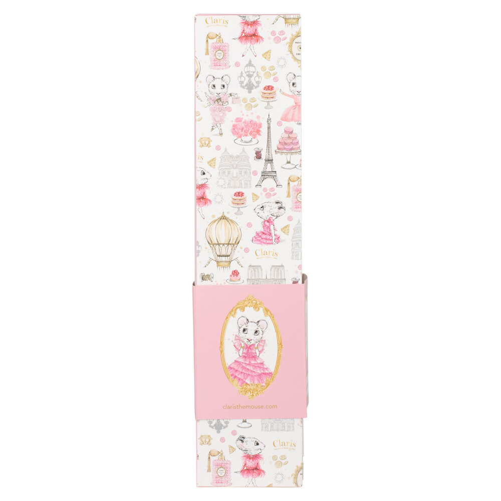 Claris the Mouse 'Parfait Pink' Soft Toy, 30cm Claris the Chicest Mouse in Paris, EAN 021014